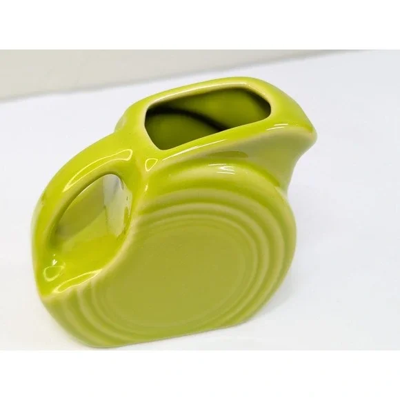 Fiesta Chartreuse Mini Disk Pitcher-Fiestaware 1997-1999 3.5 In - Picture 5 of 10